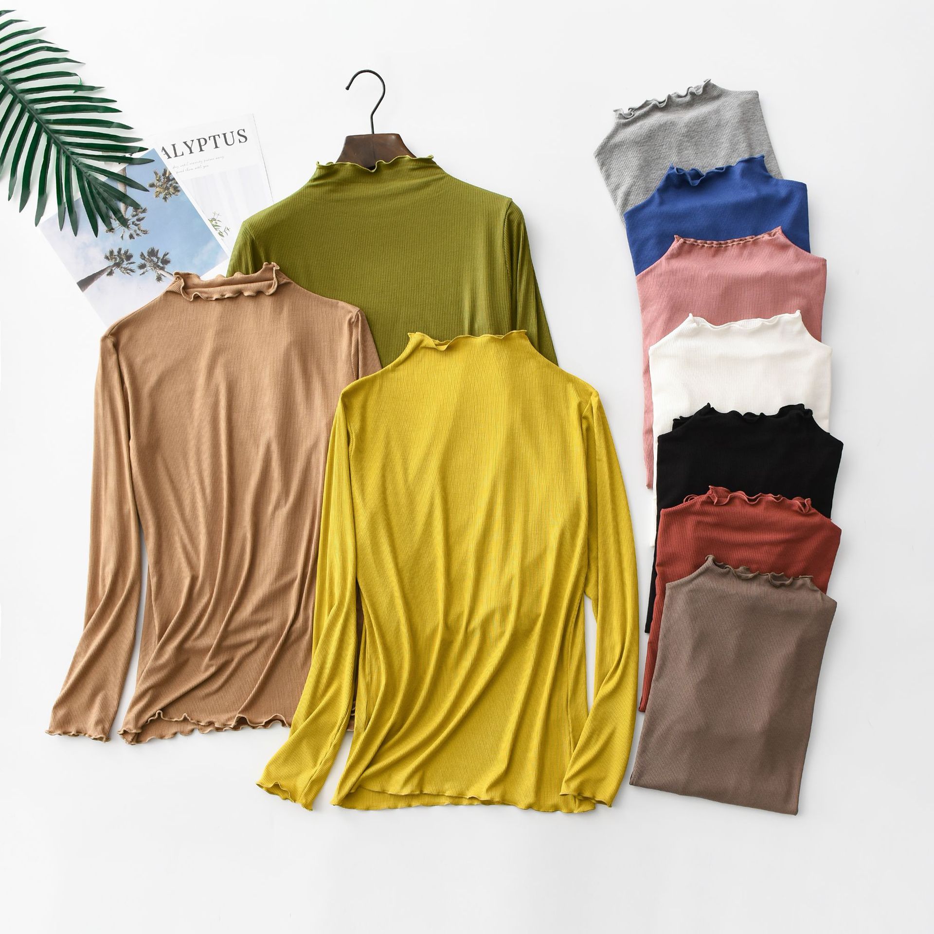 Undershirt Crew Neck - Kaus jamur pohon dapat dimakan musim